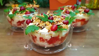 Мои мужчины готовы его есть каждый день! Вкусный простой слоеный салат на скорую руку.