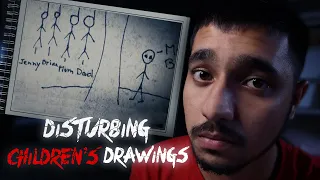 Disturbing Children's Drawings with Creepy Backstories