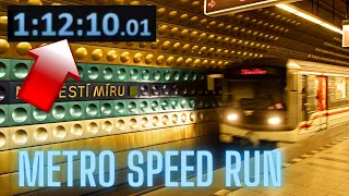 Jak rychle lze projet všechny stanice metra? | Speed run