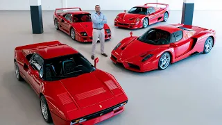 The Biggest Ferrari Event in History - 288 GTO - F40 - F50 & ENZO