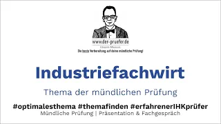 Immobilienfachwirt optimales Thema mündliche Prüfung | Präsentation & Fachgespräch 2023/24