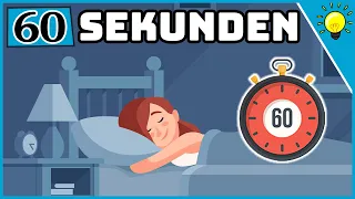 Einschlafen in 60 Sekunden - Die 4-7-8 Methode 😴