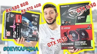 Nvidia GTX 1650 En Güçlü Rakibi AMD RX 570'e Karşı - DEV KAPIŞMA 2!