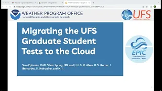 UFS Webinar Series  Migrating the UFS Graduate Student Tests to the Cloud