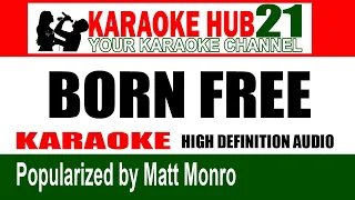 BORN FREE Karaoke Matt Monro | Karaoke Hub 21