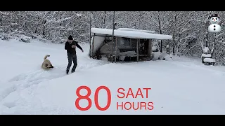 KARDA KIŞTA❄️ 80 SAAT DOLU DOLU VİDEO❄️ 80 HOURS OF WINTER IN SNOW FULLY VIDEO