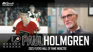 Paul Holmgren reminiscences on his time with the Flyers before Hall of Fame induction