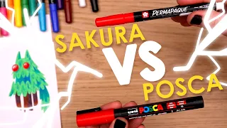 BETTER THAN POSCA? | Trying Sakura Permapaque Paint Markers