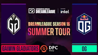 Dota2 - OG vs. Gaimin Gladiators - Game 2 - DPC WEU Tour 3 - DreamLeague Season 18