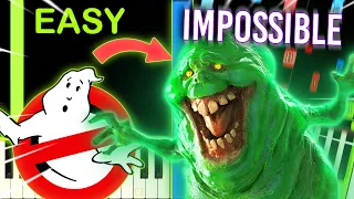 GHOSTBUSTERS THEME from TOO EASY to IMPOSSIBLE