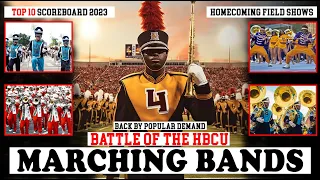 Top 10 Battle of the HBCU Marching Bands | The People's Choice Ranking 2023 | Homecoming Showcase