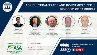 AmCham Cambodia webinar, Sept 20th, "Agricultural Trade and Investment in the Kingdom of Cambodia."