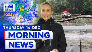 Warning of 'life-threatening' flash flooding after Cyclone Jasper hits | 9 News Australia