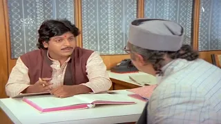 Shivarajkumar Impresses Manager Lokesh in Office | Aasegobba Meesegobba Kannada Movie Comedy Scene