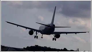 9H-SLI, Airbus A320-214 (Volotea) - LANDING AT SKIATHOS AIRPORT!