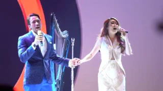 ANGELA JULY & Maruli Tampubolon | Butterfly (Vocal and Harp Live Performance)