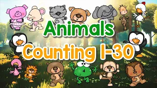 Learn to Count 1-30 | Count the Numbers 1-30| Count 1-30 Movement Break | Sing Play Create