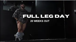 20 WEEKS OUT - FULL LEG DAY!