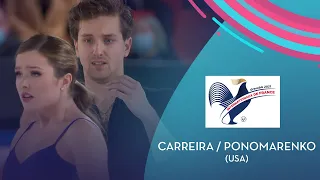 Carreira/Ponomarenko (USA) | Ice Dance FD | Internationaux de France 2021  | #GPFigure