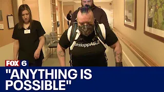 Exoskeleton helps paralyzed Milwaukee man walk | FOX6 News Milwaukee