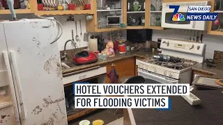 Thurs. Feb. 15 | Hotel vouchers extended for flooding victims | NBC 7 San Diego