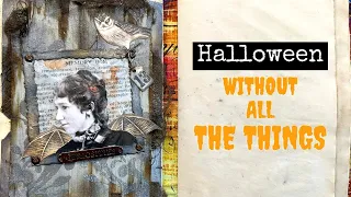 Halloween Page Without Having All The THINGS! 👻🎃 Step-By-Step Tutorial