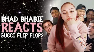 BHAD BHABIE reacts to "Gucci Flip Flops" ft. Lil Yachty roasts and reaction vids | Danielle Bregoli