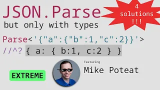 JSON Parser with Mike Poteat - TypeScript Type Challenges #6228 [EXTREME]