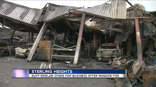 Buff Whelan open for business after massive fire