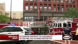 Extensive damage to Caesario's restaurant after fire