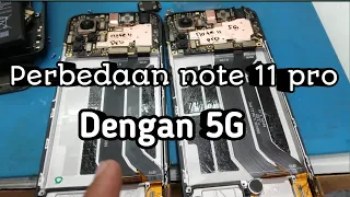 Perbedaan mesin hp Xiaomi note 11 pro 5G dengan bukan 5G