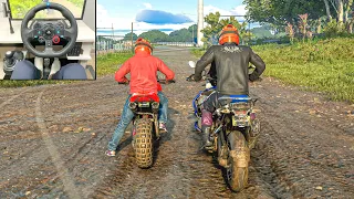 The Crew Motorfest | BMW R1200GS & DUCATI 1200 S Offroad Bikes Gameplay | Logitech G29