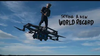 New World Record for Longest Flight on Electric Flying Hoverboard