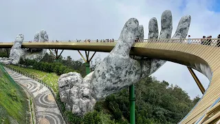 4K Video of Ba Na Hills Sunworld Nov 2022 incl Golden Bridge (Concrete Hands) in Đà Nẵng, Vietnam