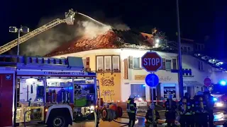 Brand in Homburg