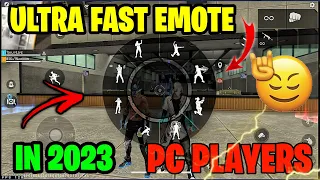 BLUESTACK 5 ULTRA FAST EMOTE IN GAME I HOW TO DO FAST EMOTE FREE FIRE I FAST EMOTE FREE FIRE 2023