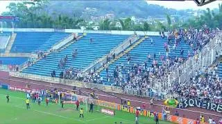 Brazil football riot: Atletico Paranaense and Vasco da Gama fans clash in stands