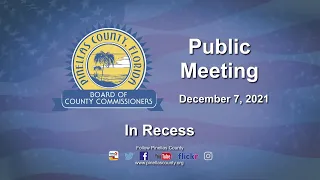 Board of County Commissioners Regular Meeting & Public Hearing 12-7-21