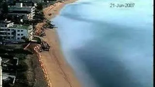 Collaroy Narrabeen Beach Erosion Time Lapse
