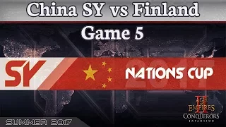 SY Nations Cup - China SY vs Finland - Game 5