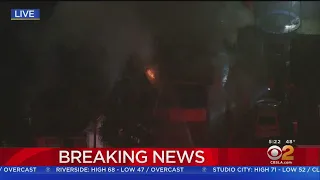 House Fire Burns In Boyle Heights