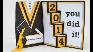 Graduation Card with the Silhouette