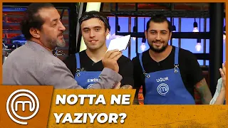 MEHMET ŞEF UĞUR'UN NOTUNU İFŞA ETTİ | MasterChef Türkiye 71. Bölüm