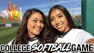 HOW I GET READY FOR MY COLLEGE SOFTBALL GAME! | Ronni Rae