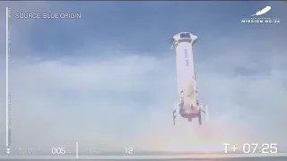 WATCH: Bezos' Blue Origin Rocket Reaches Edge of Outer Space