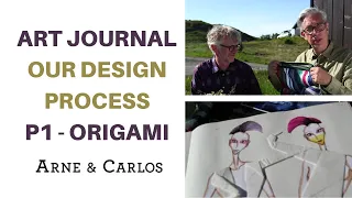 Explaining our design process : a look at our art journals by ARNE & CARLOS. Part 1 Origami