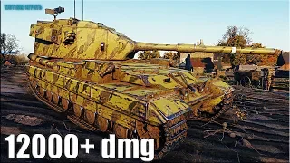 БЕЗ КУСТОВ 12000+ dmg 🌟 FV215b (183) WOT лучший бой