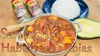 Receta Sancocho de Habichuelas Rojas - Cocinando con Yolanda