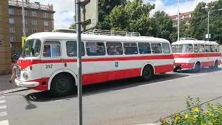 DPO:Odjezd Autobusu Škoda 706 RTO CAR č. 247 Erťák+Jelčák ze Zastávky Poruba, Alšovo náměstí