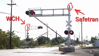 Railroad Crossing's With Safetran & WCH Mechanical Bell Combo's